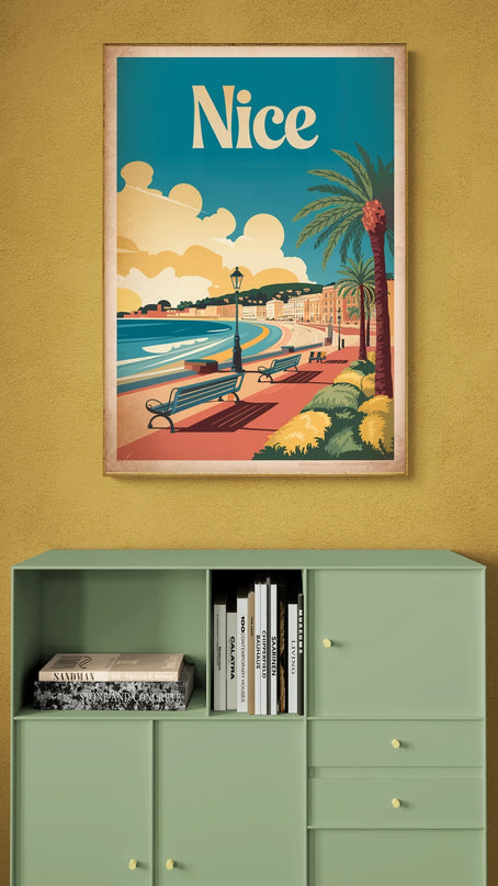 affiche vintage nice