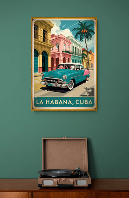 affiche vintage cuba