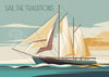 Affiche Voilier Classique Navigation Maritime
