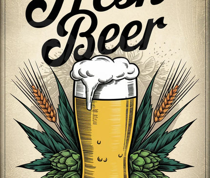 affiche biere vintage