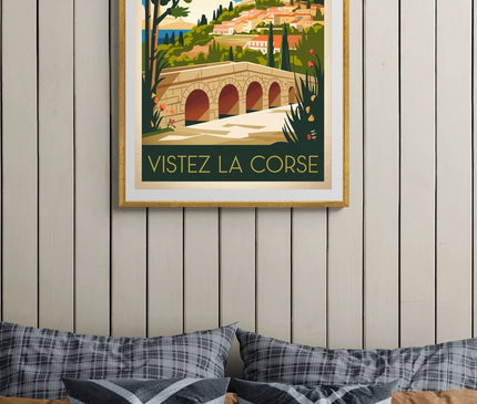 affiche corse ancienne