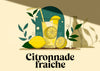 Affiche boisson rafraîchissante citronnade à l'ancienne