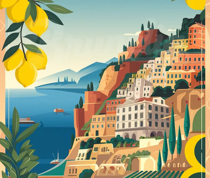 Pack Citron — 2 A3 + 1 A2 · Sélection 2 — pack d'affiches vintage Brunelia