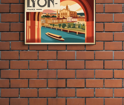 affiche lyon vintage
