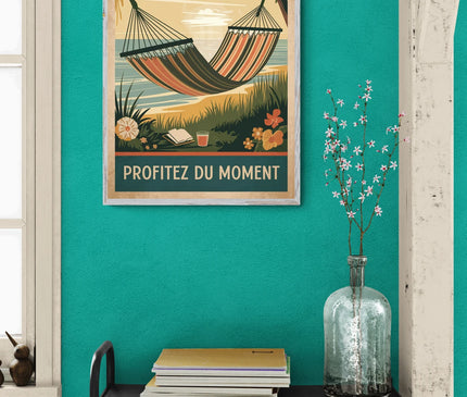 Affiche vintage hamac