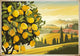 Affiche Citronnier Toscan Style Art Déco Années 1930