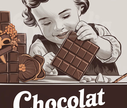 affiche vintage chocolat