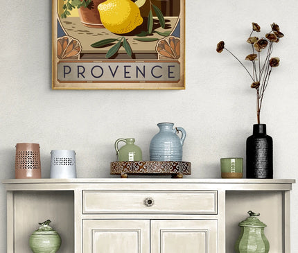 affiche cuisine provençale vintage