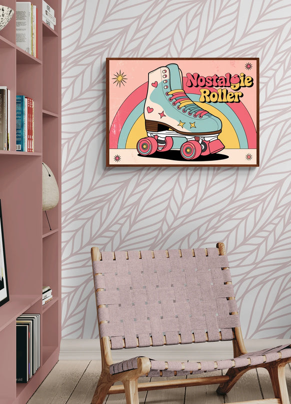 Affiche vintage roller