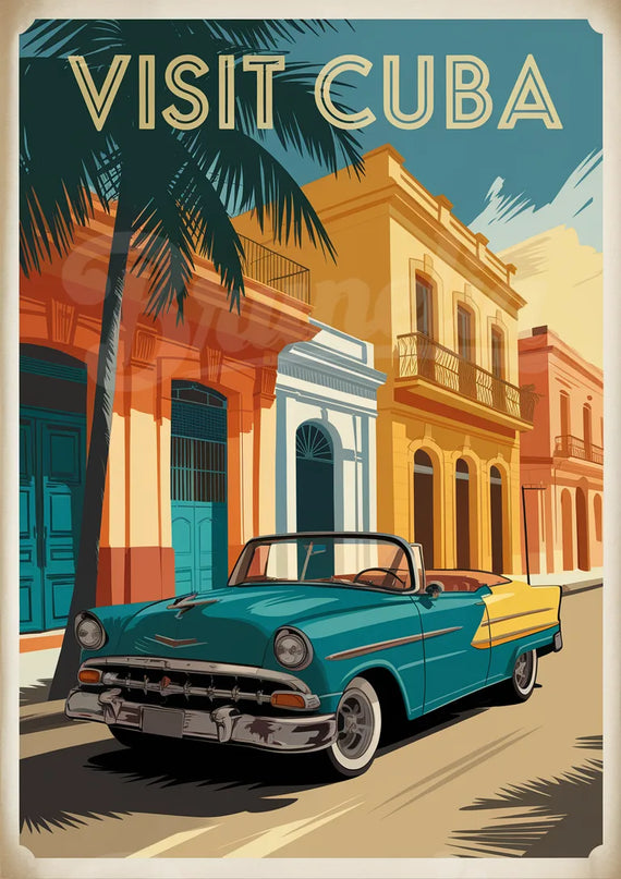 affiche cuba vintage