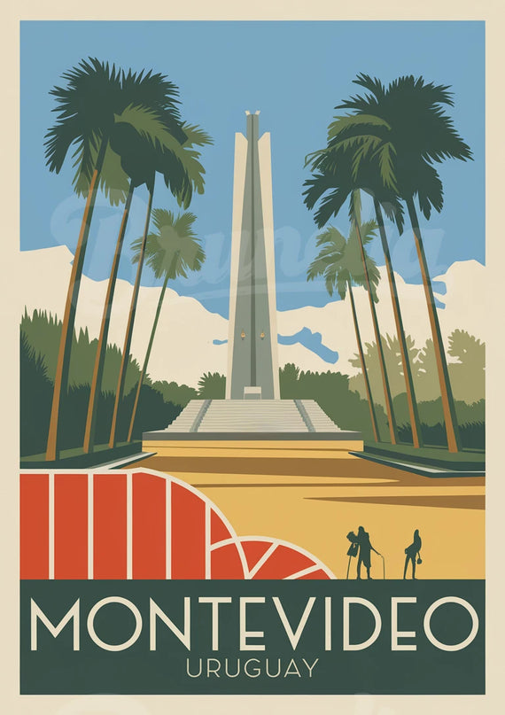Affiche vintage Montevideo
