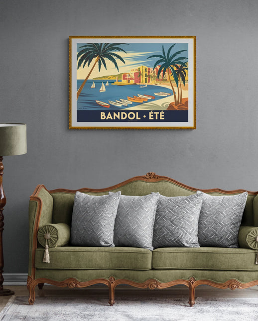 affiche bandol vintage