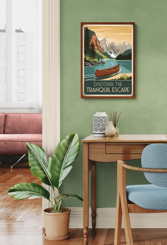 Affiche vintage drop