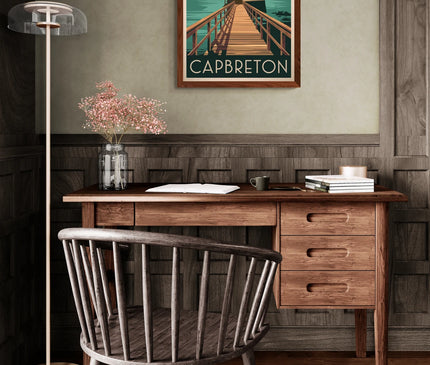 affiche vintage capbreton