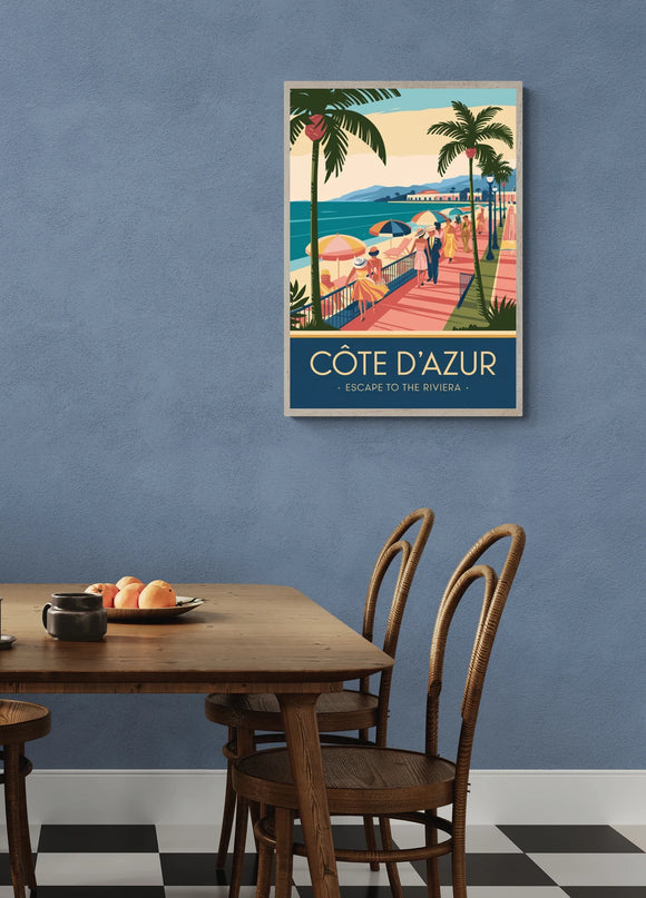 affiche retro voyage
