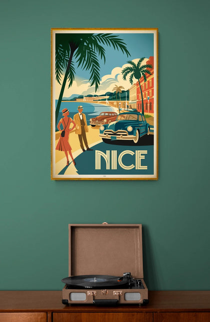 affiche nice vintage