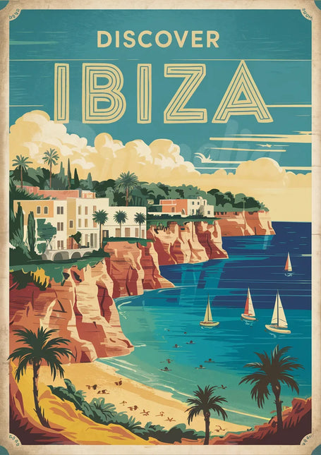 affiche ibiza vintage
