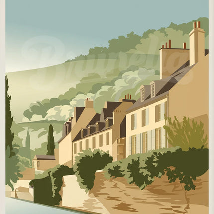 affiche vintage dordogne