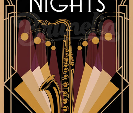 affiche jazz vintage