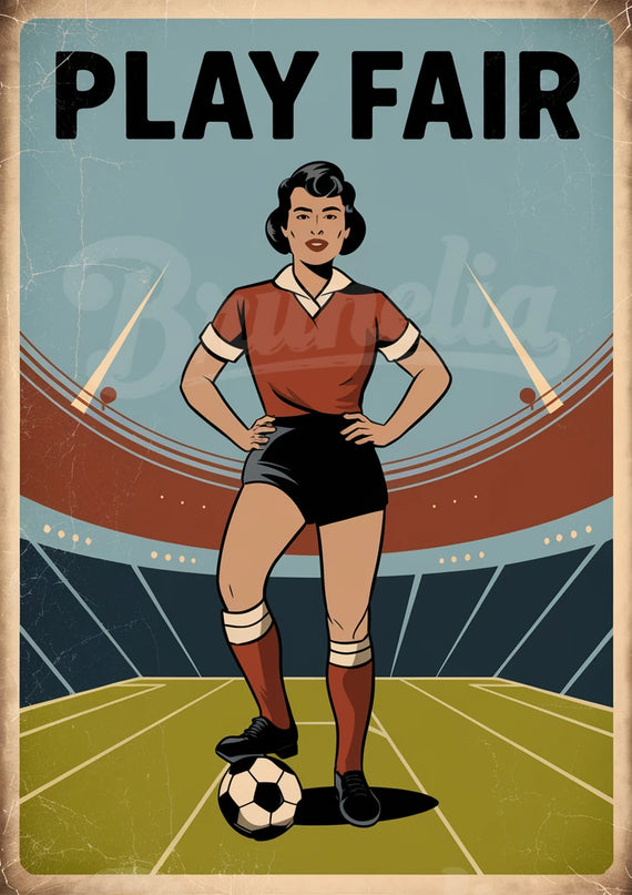 Affiche vintage fair-play