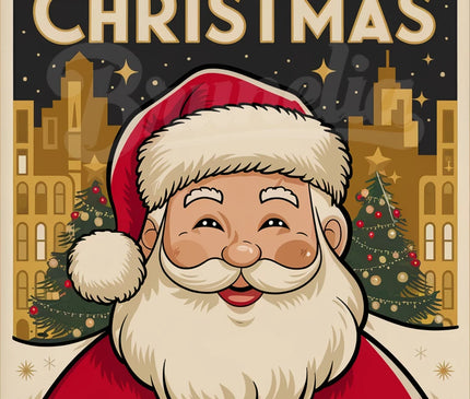 affiche noel vintage