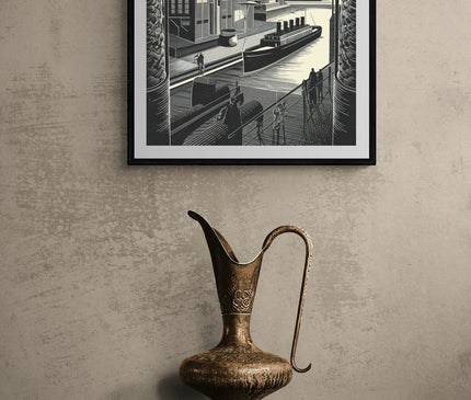 affiche retro noir et blanc copie