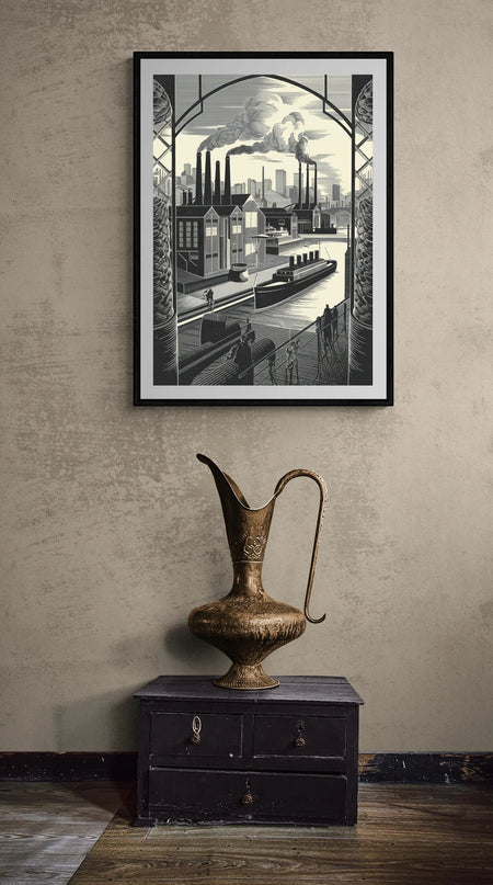 affiche retro noir et blanc copie