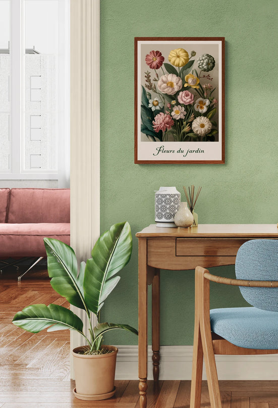 Affiche bibelots vintage