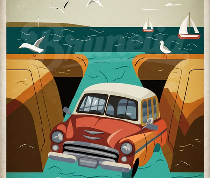 affiche retro noirmoutier 2
