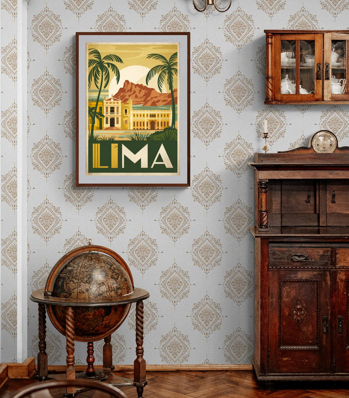 Affiche vintage Lima