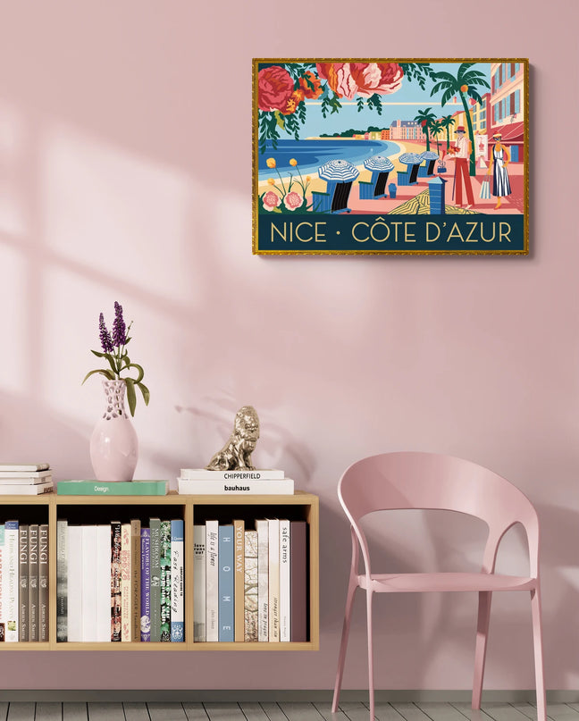 affiche vintage nice