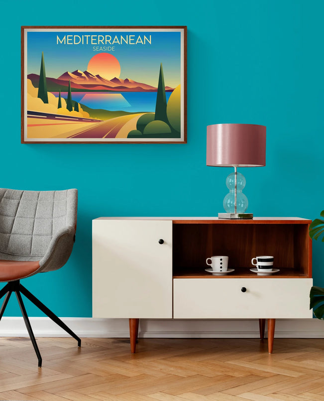affiche vintage format paysage