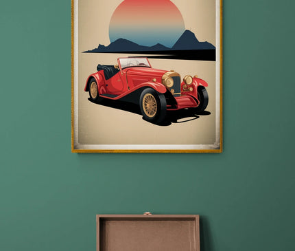 affiche salon retromobile
