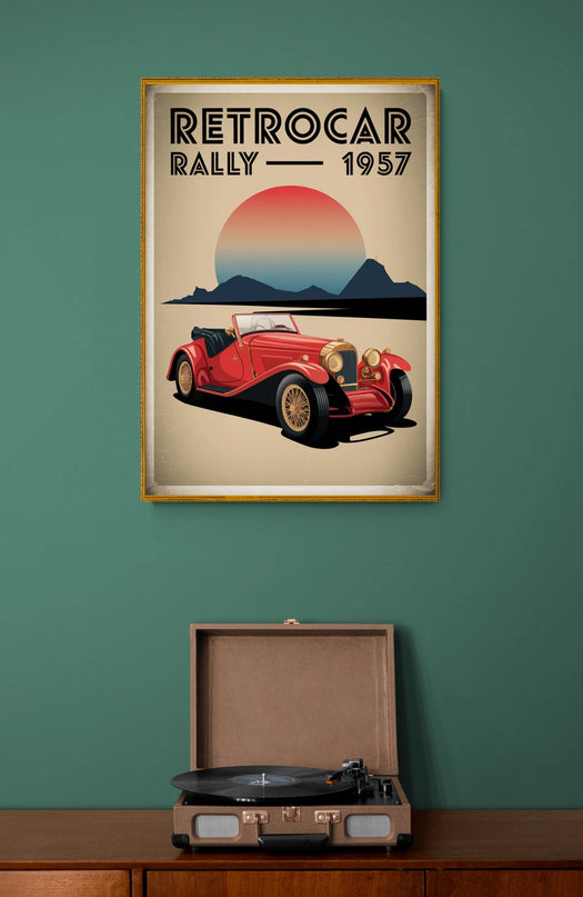 affiche salon retromobile