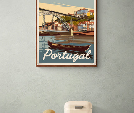 affiche porto vintage