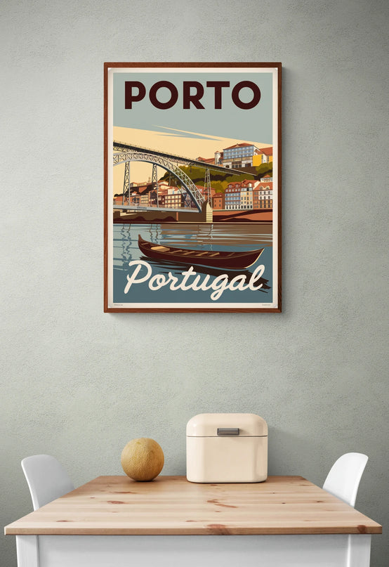 affiche porto vintage