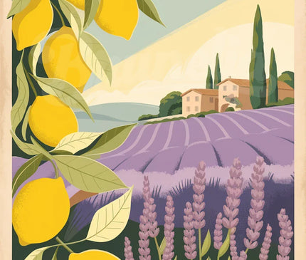 Pack Provence — 2 A3 + 1 A2 · Sélection 4 — pack d'affiches vintage Brunelia