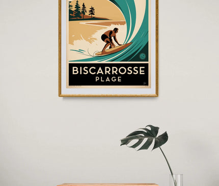affiche vintage biscarrosse 2