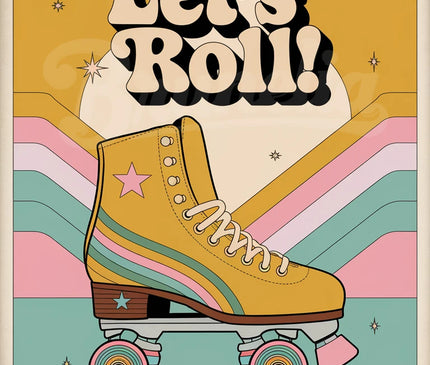 Affiche vintage roller 1