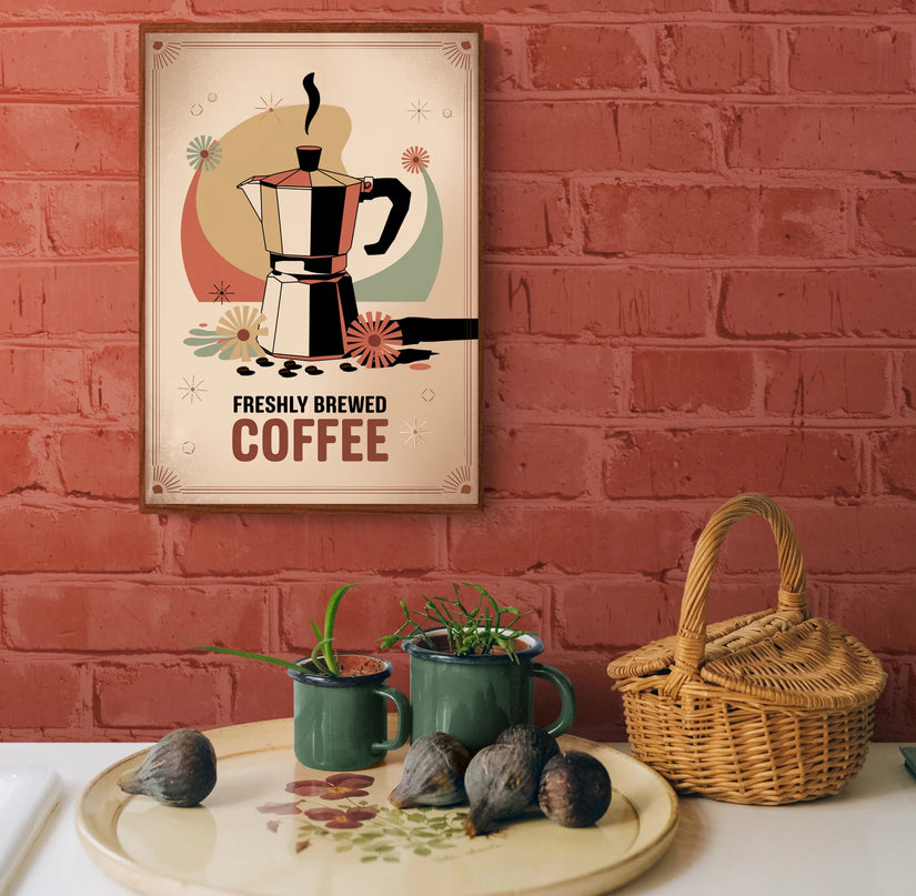 affiche vintage café et thé copie