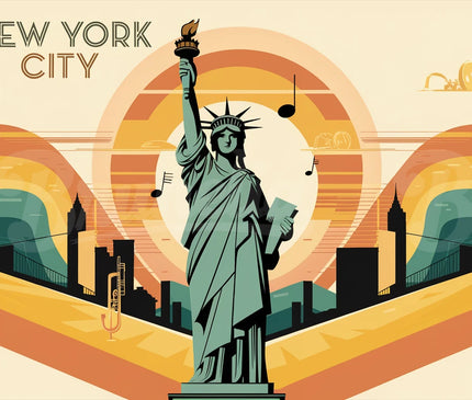affiche sur new york