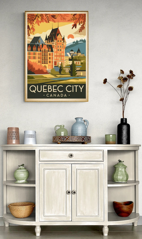 affiche vintage québec