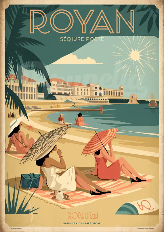 affiche royan vintage