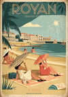 Affiche Royan station balnéaire Art déco 1930