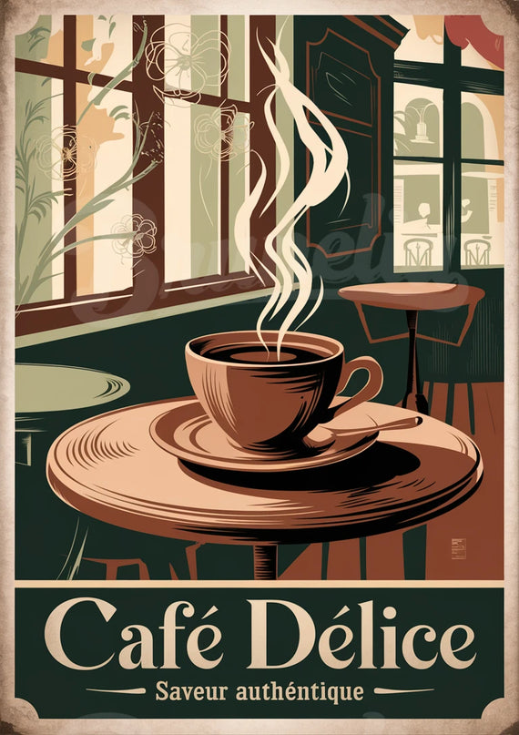 affiche pub vintage