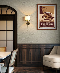 Affiche Classico Espresso Italiano style Art Déco