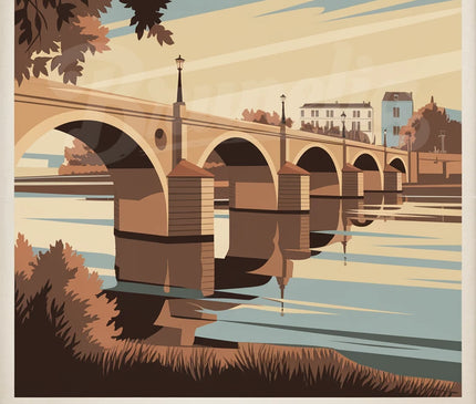 affiche vintage toulouse