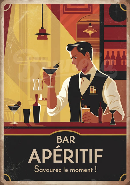 affiche vintage bar 2