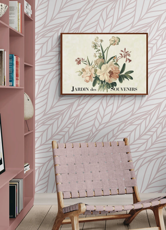 affiche fleur vintage 1