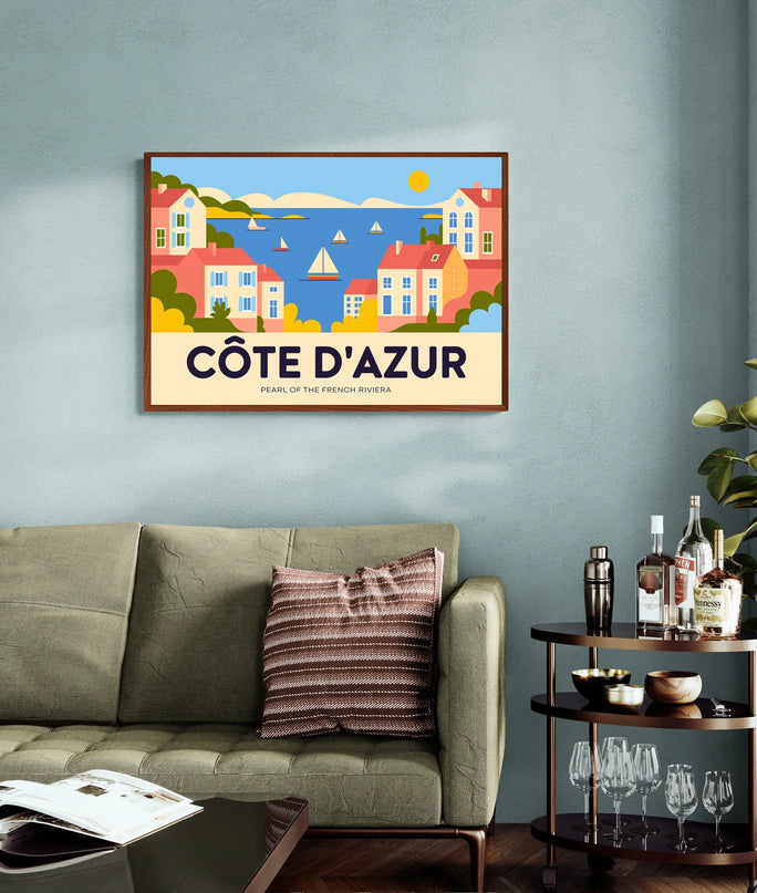 affiche voyage retro